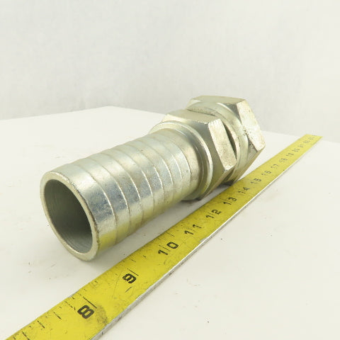 2-1/2-12 (-32) Flare Seat Female Swivel x 2" Hose Barb Fitting