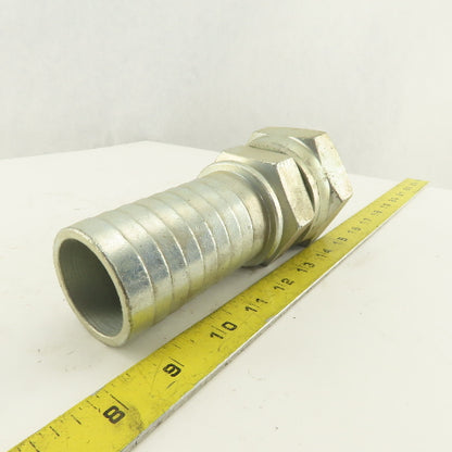 2-1/2-12 (-32) Flare Seat Female Swivel x 2" Hose Barb Fitting