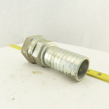 2-1/2-12 (-32) Flare Seat Female Swivel x 2" Hose Barb Fitting