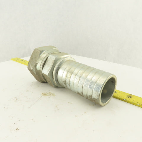 2-1/2-12 (-32) Flare Seat Female Swivel x 2" Hose Barb Fitting