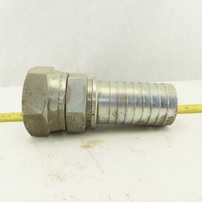 2-1/2-12 (-32) Flare Seat Female Swivel x 2" Hose Barb Fitting