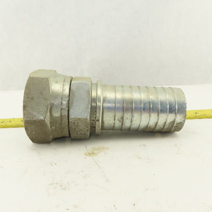 2-1/2-12 (-32) Flare Seat Female Swivel x 2" Hose Barb Fitting