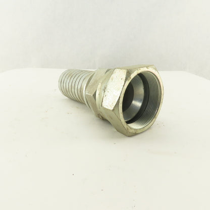 2-1/2-12 (-32) Flare Seat Female Swivel x 2" Hose Barb Fitting
