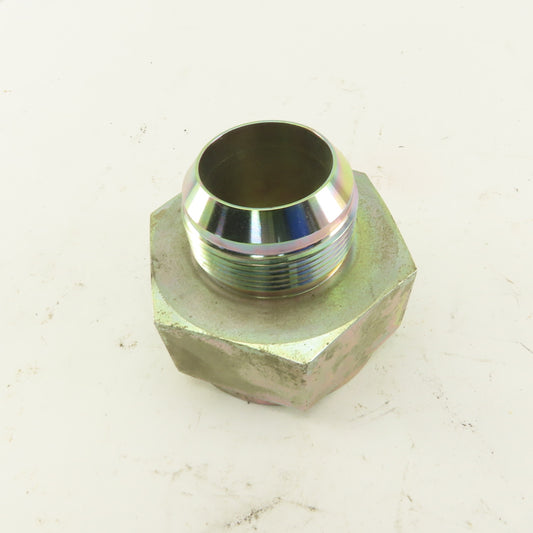 2-1/2-12 (-32) Female Flare Seat x 1-7/8-12 (-24) JIC Male Flare Adapter