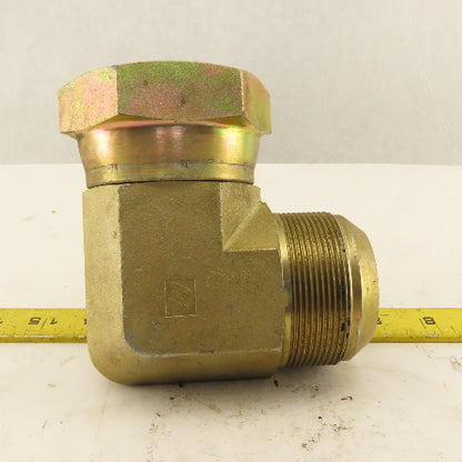 Brennan 2-1/2-12 (-32) Female Swivel JIC x 2-1/2-12 Male JIC Adapter 90° Elbow