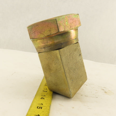 Brennan 2-1/2-12 (-32) Female Swivel JIC x 2-1/2-12 Male JIC Adapter 90° Elbow