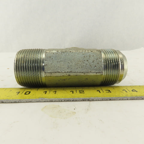 1-1/4-11 Male X 1-5/8-12 JIC Male Run Tee Hydraulic Fitting
