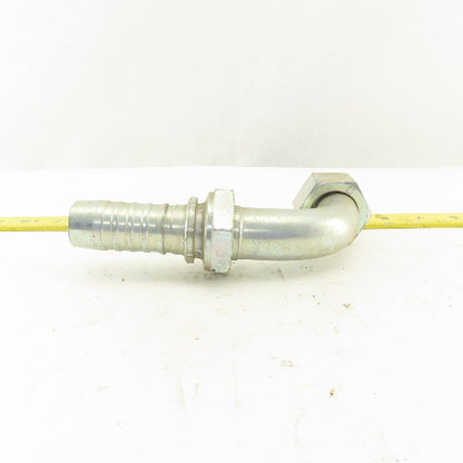 Gates 7347 3255 1-7/16 Female Flat Face Swivel 1" Hose Barb 90° Elbow