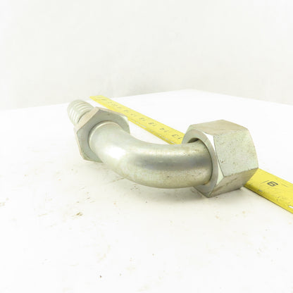 Gates 7347 3255 1-7/16 Female Flat Face Swivel 1" Hose Barb 90° Elbow