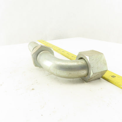 Gates 7347 3255 1-7/16 Female Flat Face Swivel 1" Hose Barb 90° Elbow
