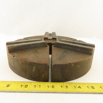 Cast Iron Serrated 10" Round Lathe Chuck Jaws 3pc Set