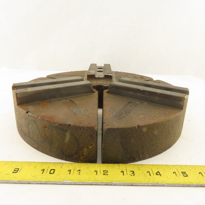 Cast Iron Serrated 10" Round Lathe Chuck Jaws 3pc Set