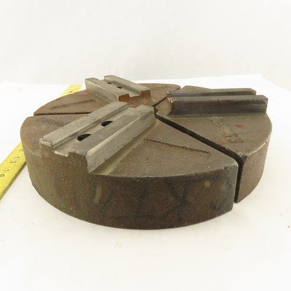 Cast Iron Serrated 10" Round Lathe Chuck Jaws 3pc Set