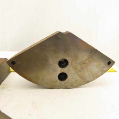 Cast Iron Serrated 10" Round Lathe Chuck Jaws 3pc Set