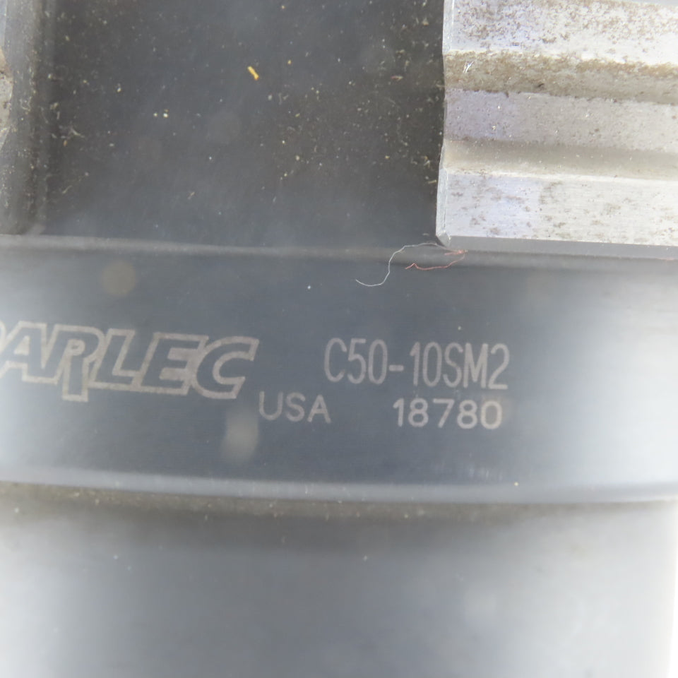 Parlec C50-10SM2 CAT 50 Shell Mill Tool Holder 1" Pilot 2" Projection