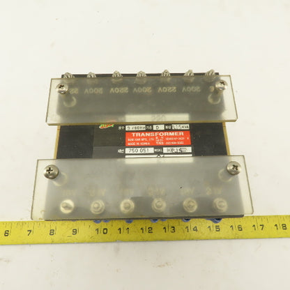 Bum Han BH3B-0.15D2221 220V Primary 21V Secondary 0.15kVa 3Ph Transformer