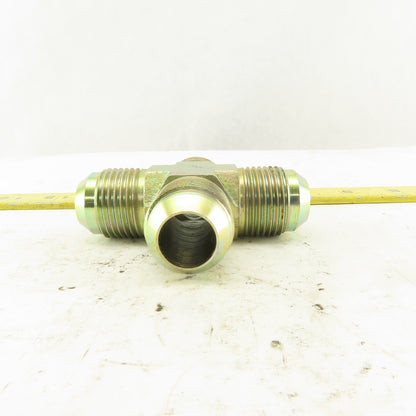 12MJ 1-1/16-12 (-12) JIC Flare Cross 4 Way Male Hydraulic Fitting