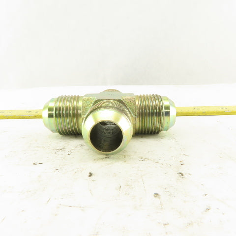 12MJ 1-1/16-12 (-12) JIC Flare Cross 4 Way Male Hydraulic Fitting