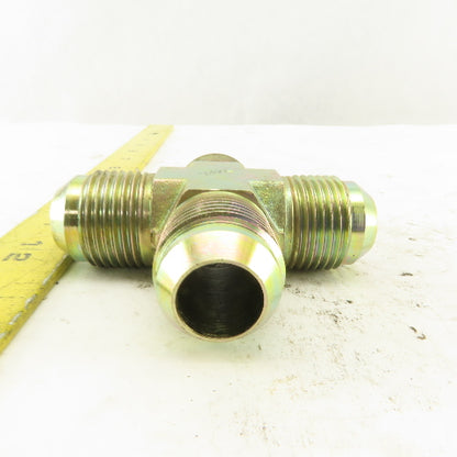12MJ 1-1/16-12 (-12) JIC Flare Cross 4 Way Male Hydraulic Fitting