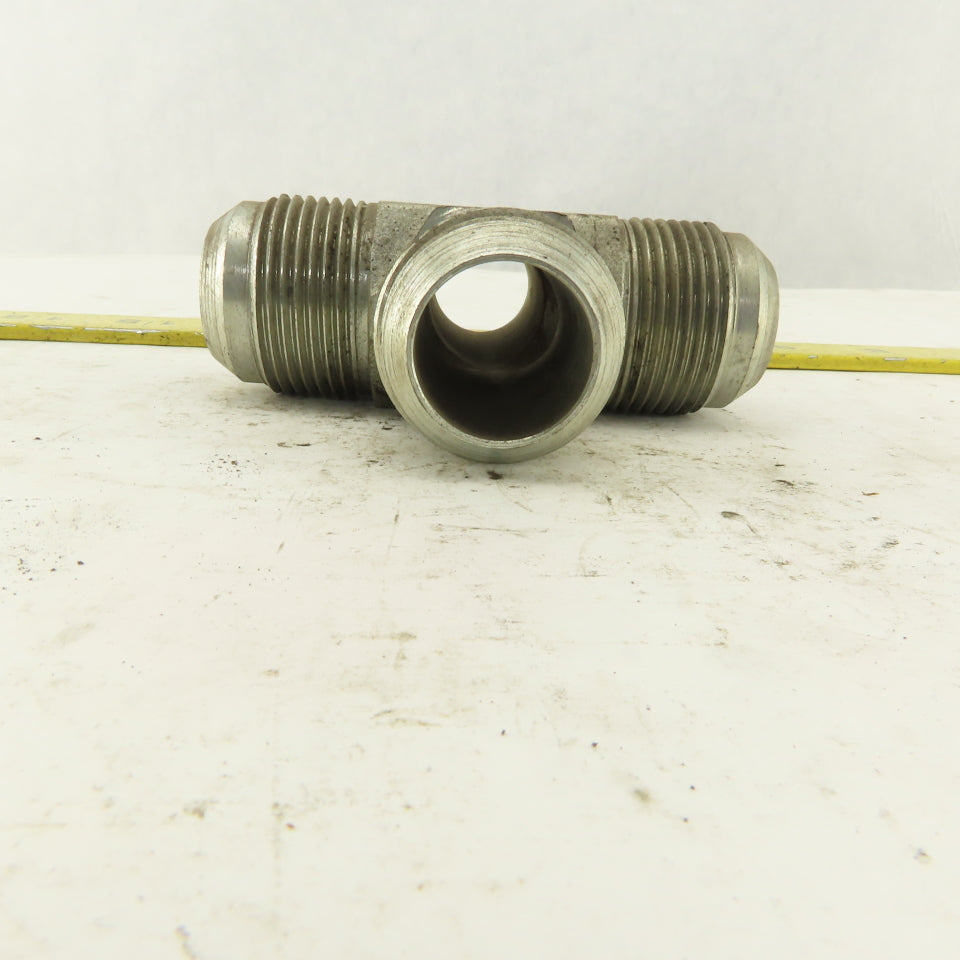 1-5/16-12 (-16) JIC Flare Cross 4 Way Male Hydraulic Fitting