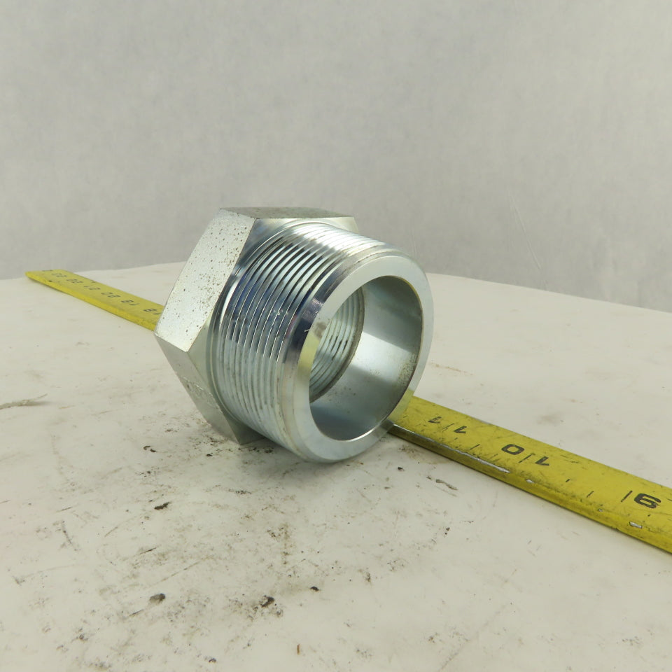 Brennan 2" x 1-1/2" Hydraulic Pipe Reducer Bushing Steel Lot Of 2