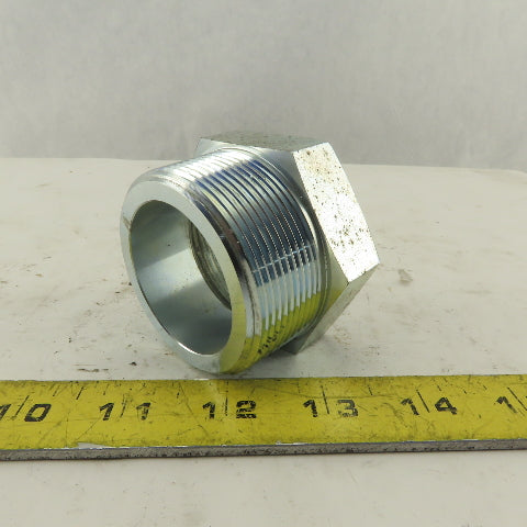 Brennan 2" x 1-1/2" Hydraulic Pipe Reducer Bushing Steel Lot Of 2