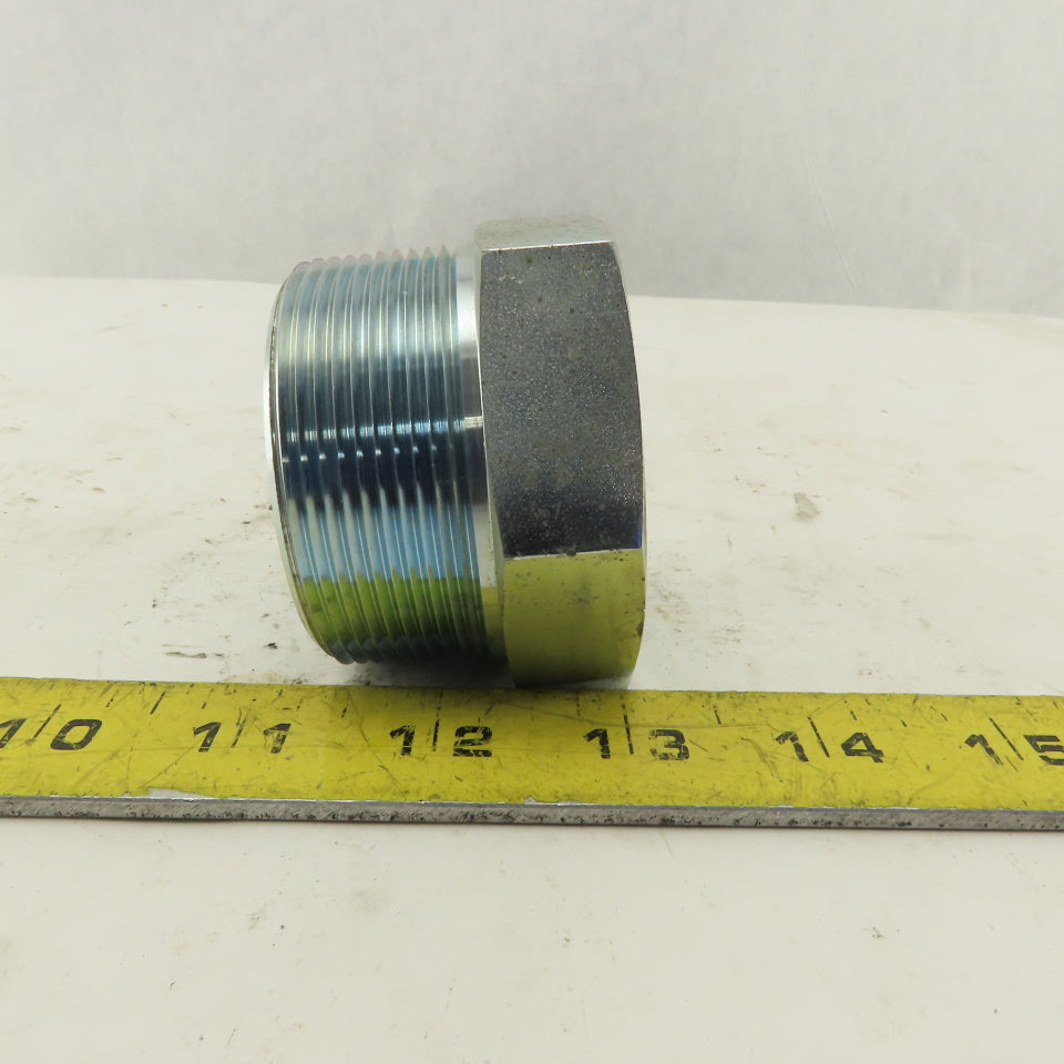 Brennan 2" x 1-1/2" Hydraulic Pipe Reducer Bushing Steel Lot Of 2