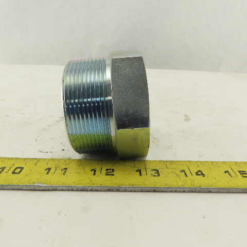 Brennan 2" x 1-1/2" Hydraulic Pipe Reducer Bushing Steel Lot Of 2