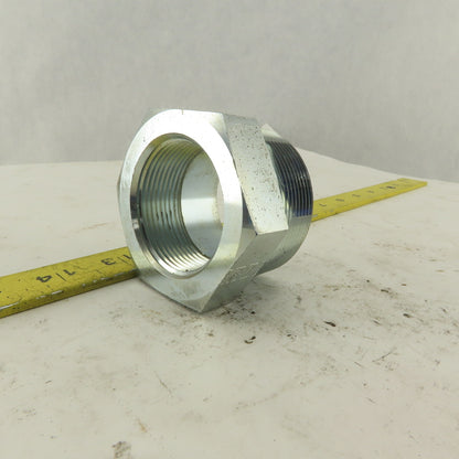 Brennan 2" x 1-1/2" Hydraulic Pipe Reducer Bushing Steel Lot Of 2