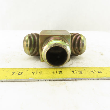 20MJ 1-5/8-12 (-20) Male JIC Hydraulic Union 4 Way Tee