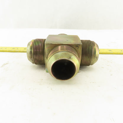 20MJ 1-5/8-12 (-20) Male JIC Hydraulic Union 4 Way Tee
