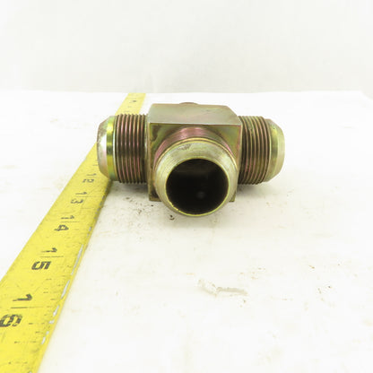 20MJ 1-5/8-12 (-20) Male JIC Hydraulic Union 4 Way Tee