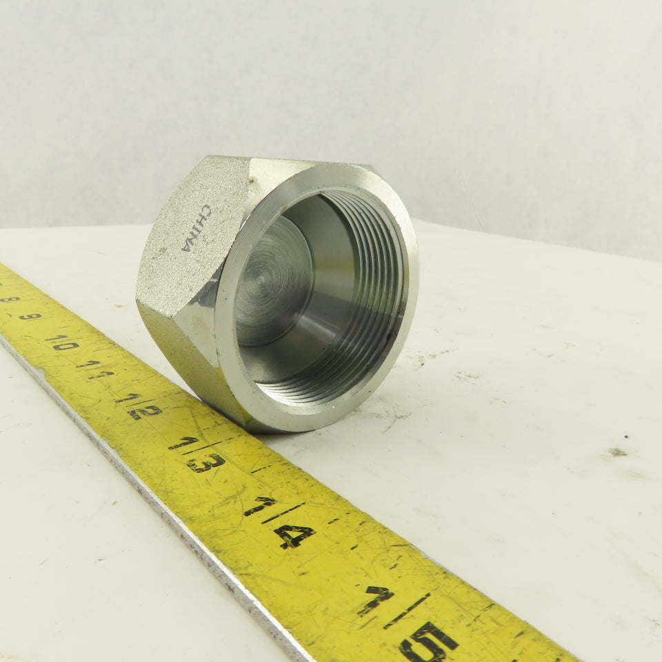 1-7/8-12 (-24) Hydraulic JIC Flare Seat Female Pipe Cap
