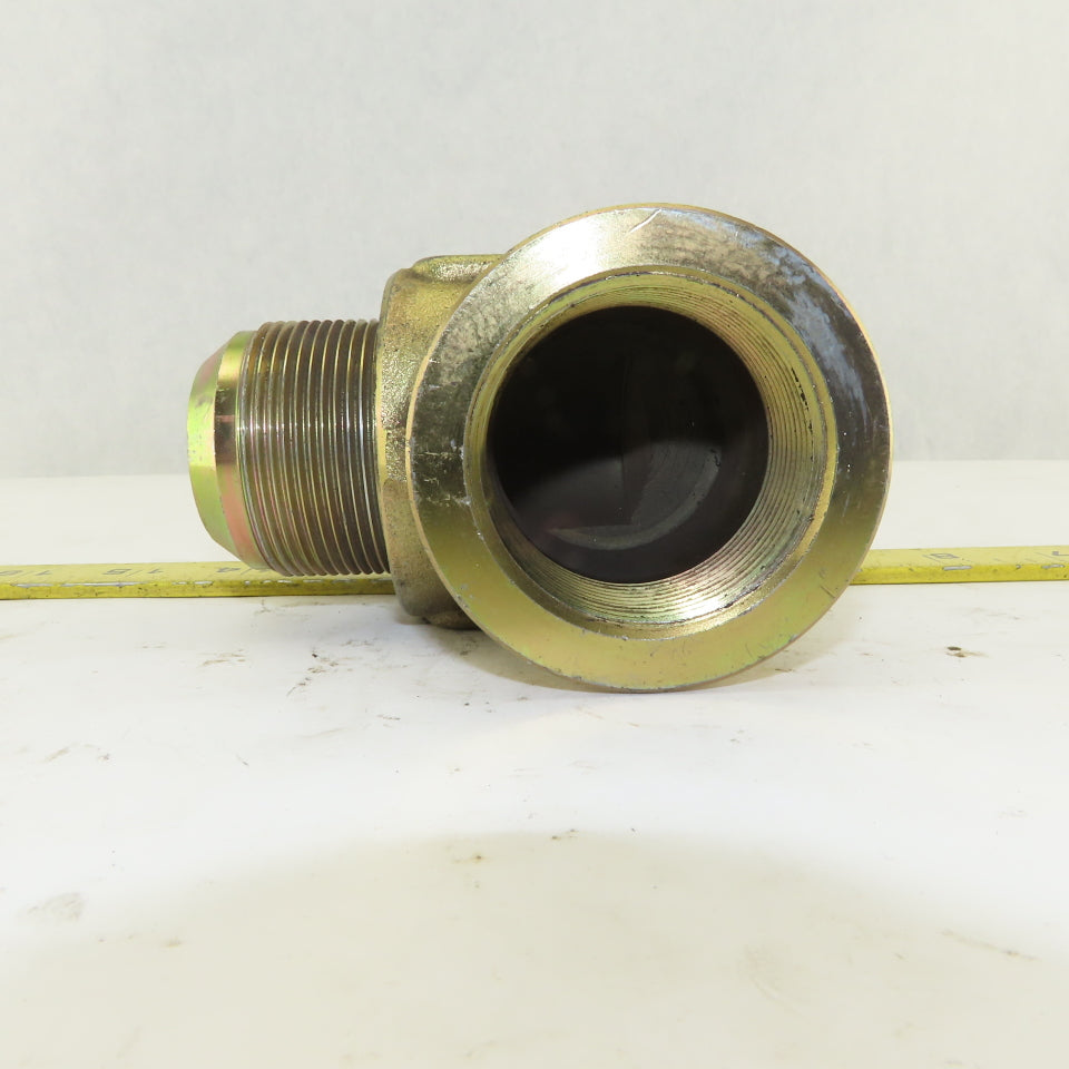 1-7/8-12 (-24) Male JIC Flare x 1-1/2" NPT Female 90° Elbow