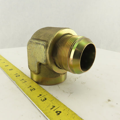 1-7/8-12 (-24) Male JIC Flare x 1-1/2" NPT Female 90° Elbow