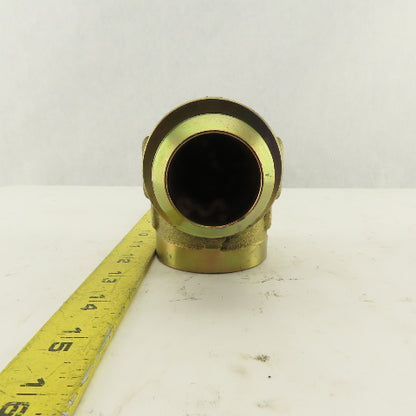 1-7/8-12 (-24) Male JIC Flare x 1-1/2" NPT Female 90° Elbow