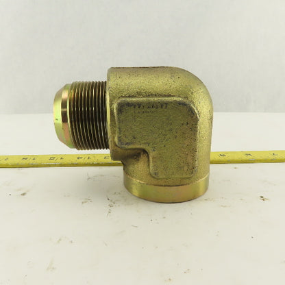 1-7/8-12 (-24) Male JIC Flare x 1-1/2" NPT Female 90° Elbow