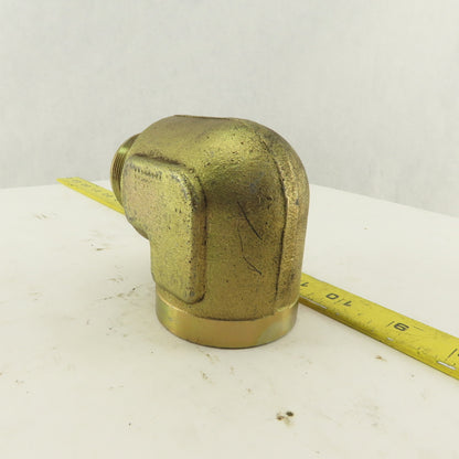 1-7/8-12 (-24) Male JIC Flare x 1-1/2" NPT Female 90° Elbow