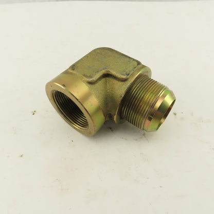1-7/8-12 (-24) Male JIC Flare x 1-1/2" NPT Female 90° Elbow