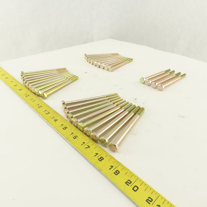 5/16-18 UNC, 4" Length Under Head Hex Head Cap Screw Lot of 34