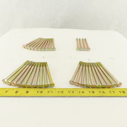 5/16-18 UNC, 4" Length Under Head Hex Head Cap Screw Lot of 34