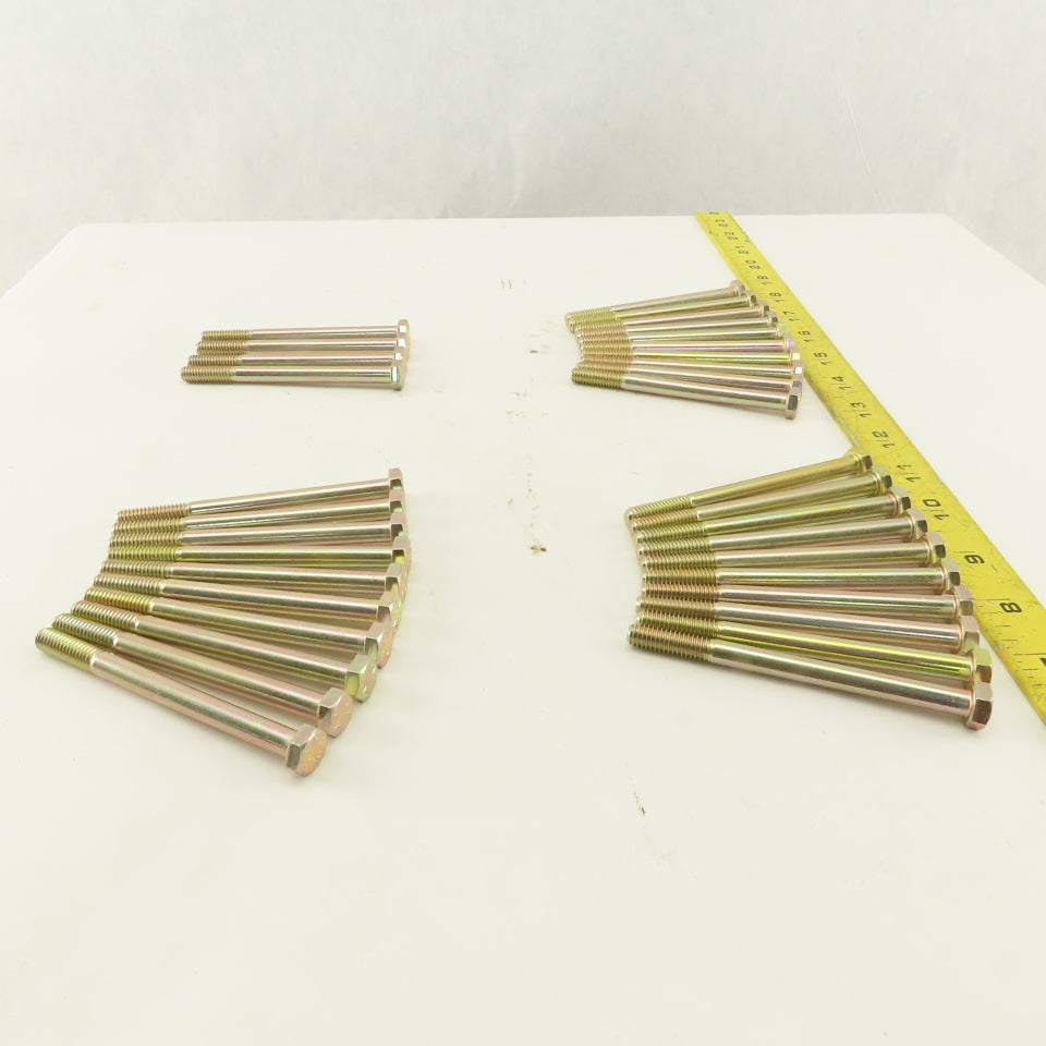 5/16-18 UNC, 4" Length Under Head Hex Head Cap Screw Lot of 34