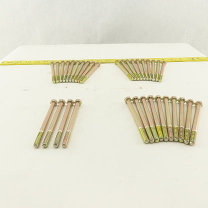 5/16-18 UNC, 4" Length Under Head Hex Head Cap Screw Lot of 34