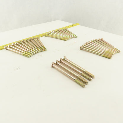 5/16-18 UNC, 4" Length Under Head Hex Head Cap Screw Lot of 34