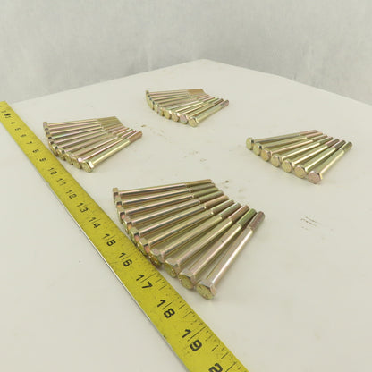 5/16-18 UNC, 3-1/2" Length Under Head Hex Head Cap Screw Lot of 37