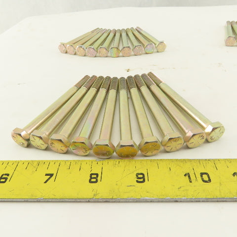 5/16-18 UNC, 3-1/2" Length Under Head Hex Head Cap Screw Lot of 37