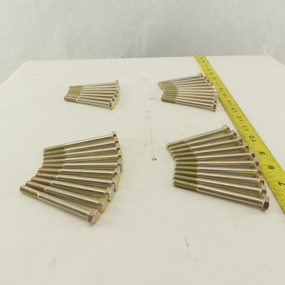 5/16-18 UNC, 3-1/2" Length Under Head Hex Head Cap Screw Lot of 37