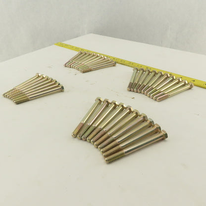 5/16-18 UNC, 3-1/2" Length Under Head Hex Head Cap Screw Lot of 37