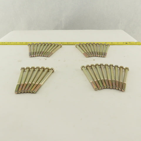 5/16-18 UNC, 3-1/2" Length Under Head Hex Head Cap Screw Lot of 37