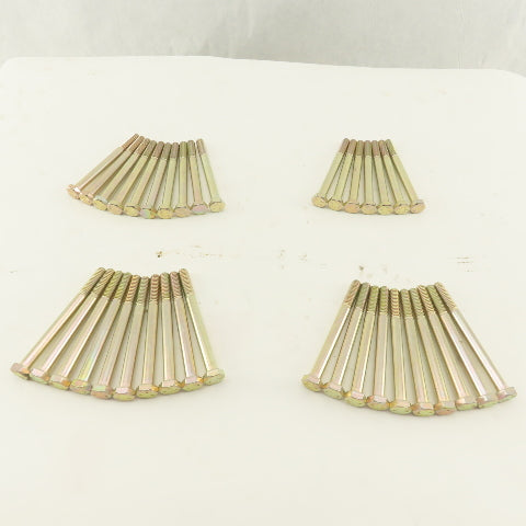 5/16-18 UNC, 3-1/2" Length Under Head Hex Head Cap Screw Lot of 37